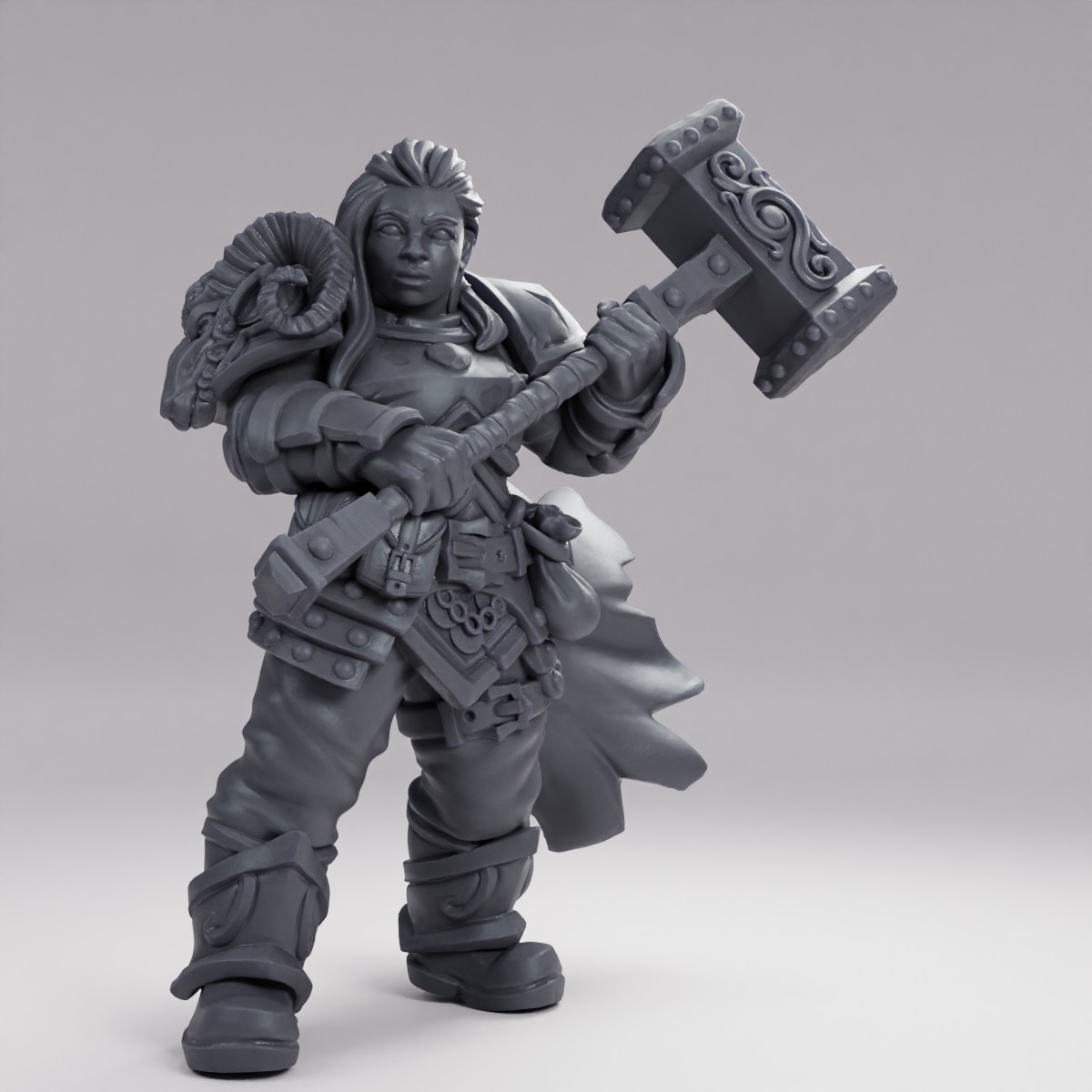 Hot Goblin. アイアンハート・ドワーフ・パラディン - TTRPGミニチュア